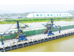 黄石新港三期工程加紧建设，23个泊位助力大物流